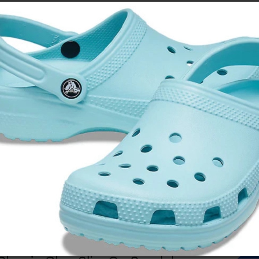 CROCS Classic Clog Sandals in Light Blue